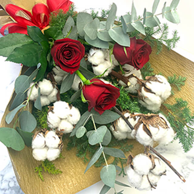 Christmas inspired bouquet