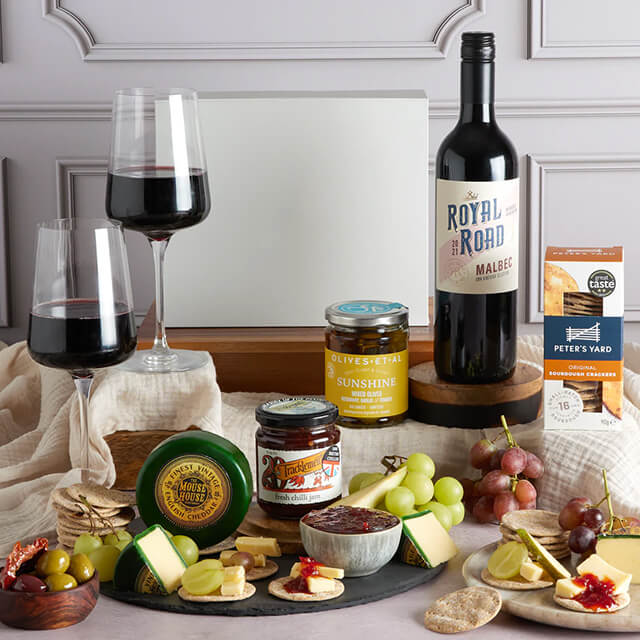 Gourmet Cheese and Wine Gift