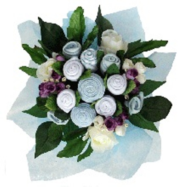 Baby Boy Starter Pack with Artificial Flowers