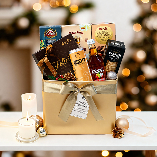 Grandeur Wine Chocolate Christmas Hamper 3