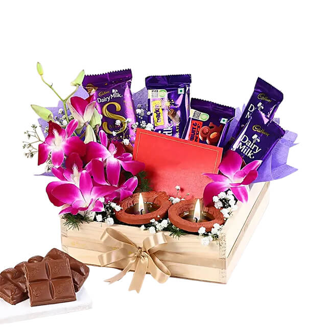 Romantic Chocolate Basket 2025
