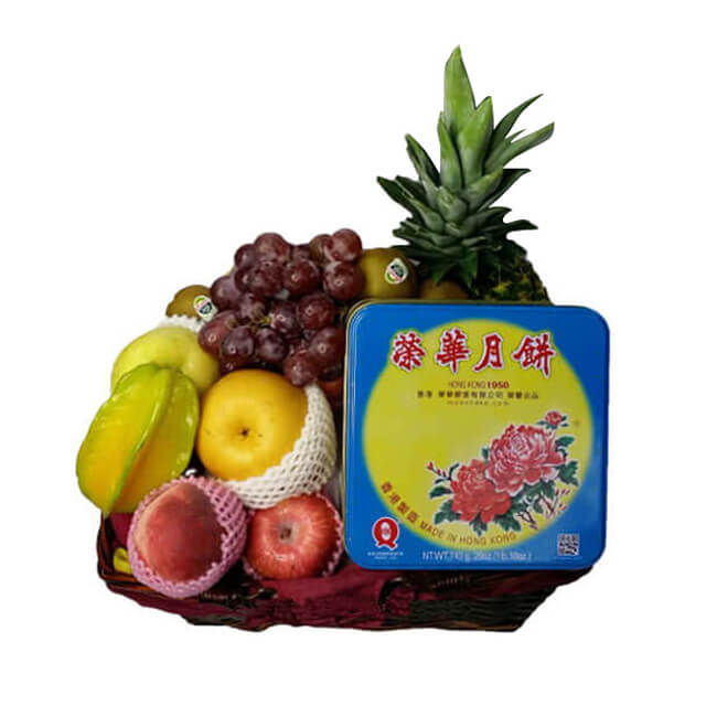 Fruit Hamper with Moon Cake Delight - MAF 2025