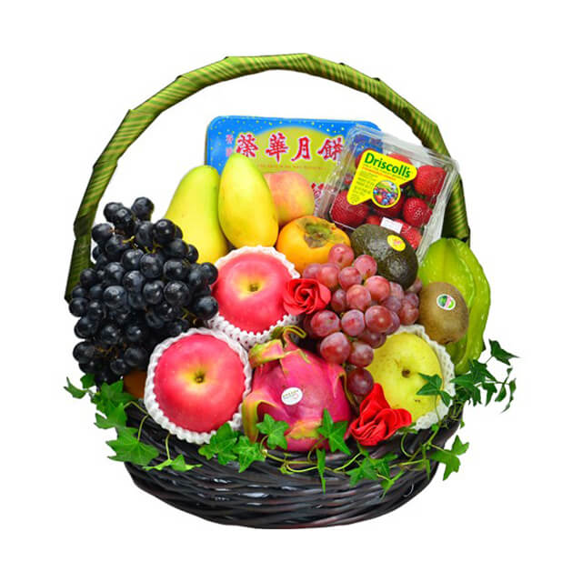 Seasonal Fruits Hamper with Moon Cake - MAF 2025