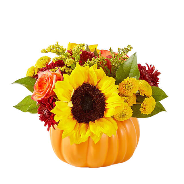 Golden Gourd Pumpkin Bouquet