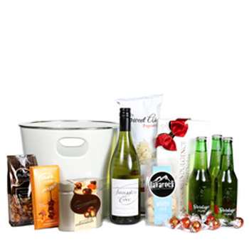 White Wine and Steinlager Hamper