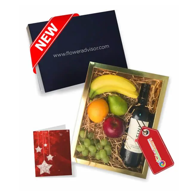 Fruit & Red Wine Gift Box