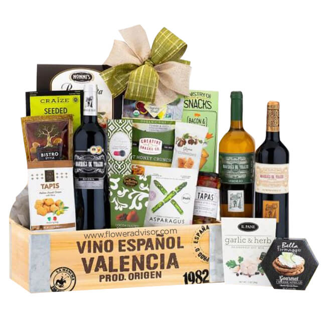 Marques De Toledo Spanish Wine Crate