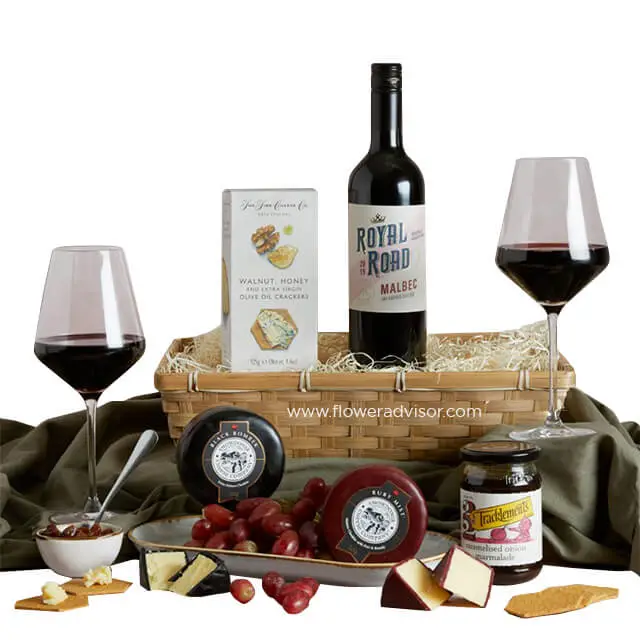 Wine & Cheese Gift Box
