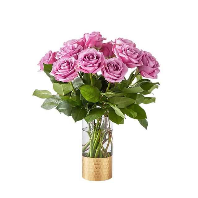 Secret Admirer Lavender Rose Bouquet 12